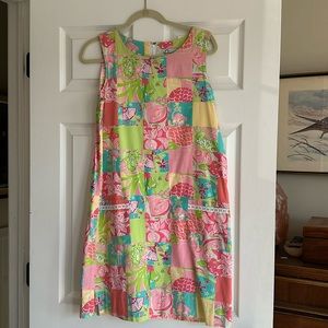 Vintage Lilly Pulitzer Patchwork Print Dress